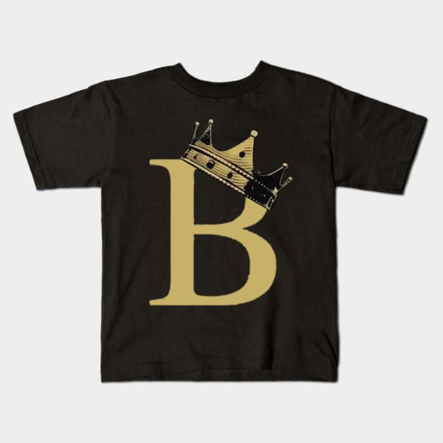 Stamp "B" Kids T-Shirt by Jusstea